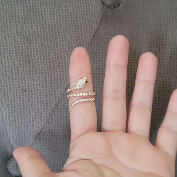 bleu💙 sage Gold💛 Serpent🐍 Ring💍 - NWT - Picture 10 of 16